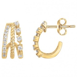 Boucles d'oreilles plaqué...