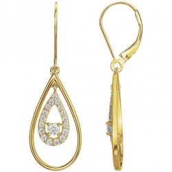 Boucles d'oreilles plaqué...