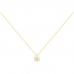 Collier plaqué zirconium...
