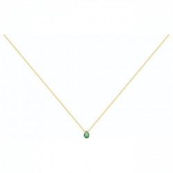 Collier plaqué zirconium...