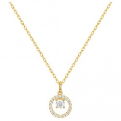 Collier plaqué zirconium...