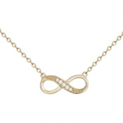 Collier plaqué zirconium...