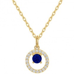 Collier plaqué zirconium...