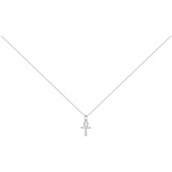 Collier argent zirconium...