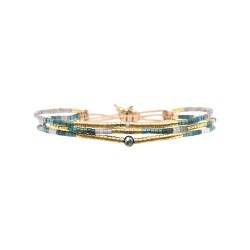 Bracelet acier Miyuki...