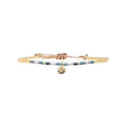 Bracelet acier Miyuki...