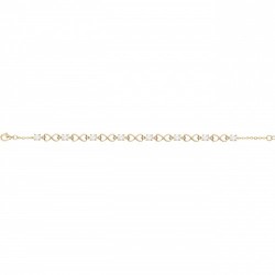 Bracelet plaqué zirconium...
