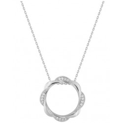 Collier argent zirconium...