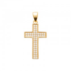 Pendentif plaqué zirconium...