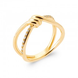 Bague plaqué zirconium...