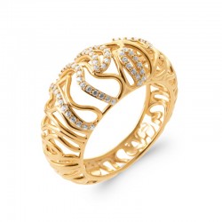 Bague plaqué zirconium...