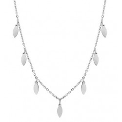 Collier acier  pampilles LÜMÉA