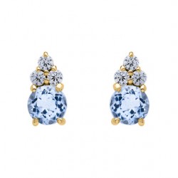 Boucles d'oreilles or 375...