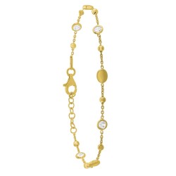 Bracelet argent zirconium...