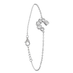 Bracelet argent zirconium...