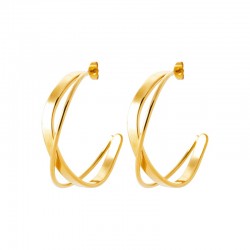 Boucles d'oreilles acier...