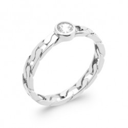 Bague argent zirconium...