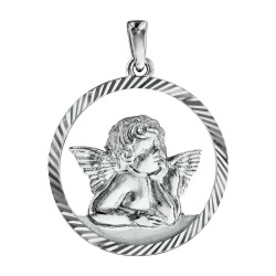 Médaille argent PENDENTIF...