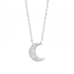 Collier argent zirconium...